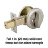 Master Lock DSC0532D Commercial One-Sided Cylinder Deadbolt, Satin Chrome