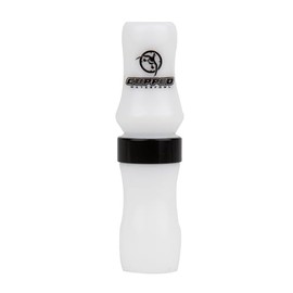 Cupped Waterfowl SRG Hammer Goose Call, Easy to Use Duck Call with Acrylic Construction, Ideal Hunting Accessory for Luring Waterfowl, White