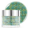 EODCI Dipping Powder 28 g, Glitter Green, Nail Dipping Powder