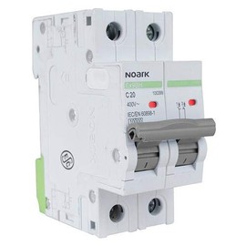 IUSA, Interruptor termomagnético DIN 2 polos, 3 A, Protege tu instalación eléctrica, Uso doméstico, comercial e industrial, Contra sobrecargas y cortocircuitos, Curva de disparo C, Tamaño estándar