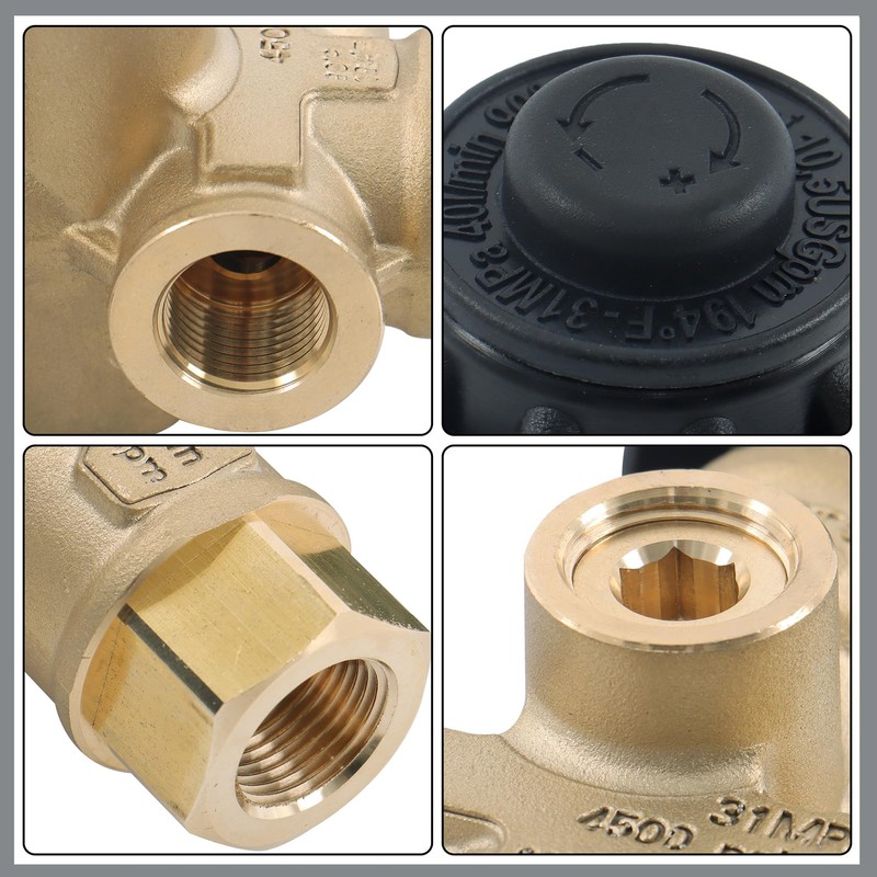 TINVHY VRT3-310 Pressure Washer Regulator 4350PSI 8GPM 3/8 in FNPT