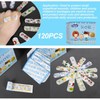 CHEUNGHAO 120-Pack Bandages - Waterproof and Breathable, Hypoallergenic, Latex-Free -