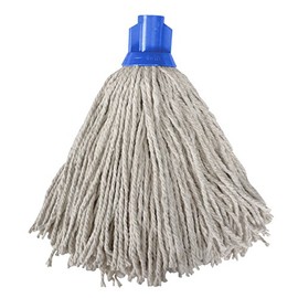 bar@drinkstuff Colour Coded Blue Socket Mop Head - Quality Yarn Mop Head for General Low Risk Areas