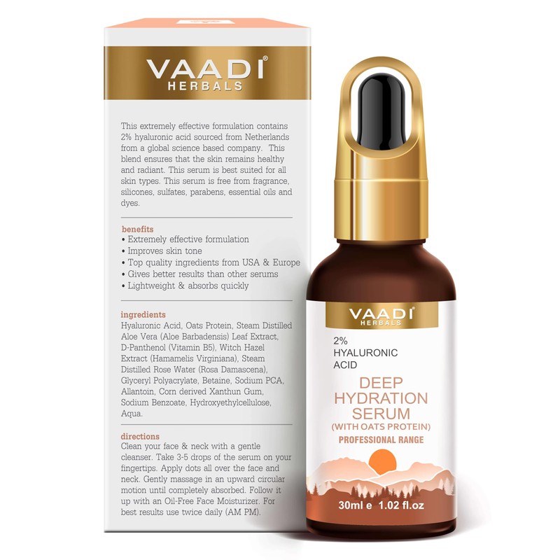 Deep Hydration Serum With 2% Hyaluronic Acid & Oats Protein