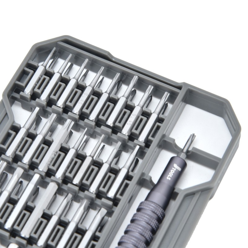 69Pcs Accurate Screwdriver Kit Magnetic 4x28mm Matte Chrome Long Diameter
