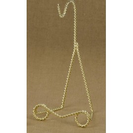 Standard Victorian Twisted Wire Cup and Saucer Stand (Brass)