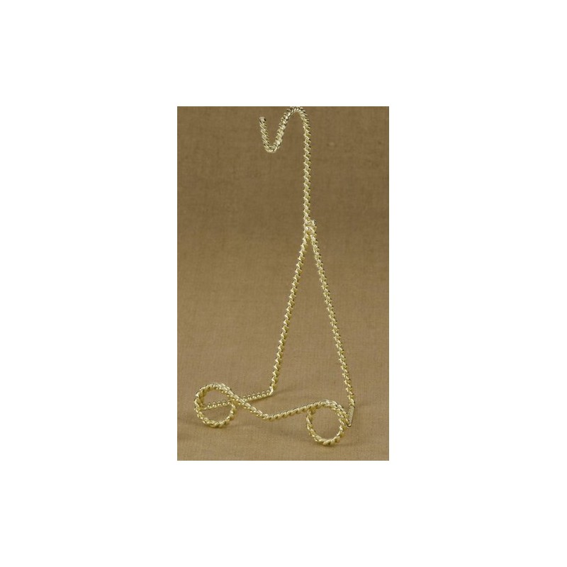 Standard Victorian Twisted Wire Cup and Saucer Stand (Brass)