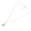 Pendant Necklace 925 Silver Sunflower Shape Gold Exquisite Shiny Elegant
