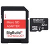 BigBuild Technology 32 GB Ultra-Fast 80MB/s microSDHC Memory Card Compatible