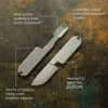2 in 1 Camping Eating Utensils Set, Respectivem Portable Detachable