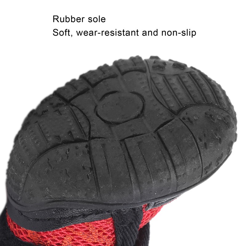 Pet Shoes Adjustable AntiSlip Outdoor Dog Boots for Small Medium