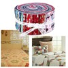 72 Pieces Jelly Fabric Roll 2.5 Inch Roll up Fabric
