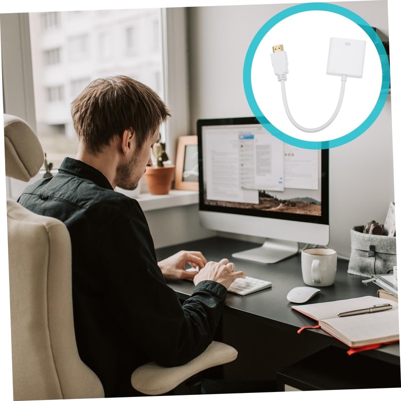 DOITOOL to Vga Conversion Cable Adapter Converter High-Definition Cable Adapter