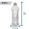 GT-Lite 2500 Lumen LED Corn Cob Bulb, 25W Daylight 5000K,