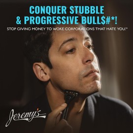 Jeremy's Razors 3-Blade Refills for Men with Lubrication Strip, 8 Cartridges (Fits Jeremy's Razors Handles only)