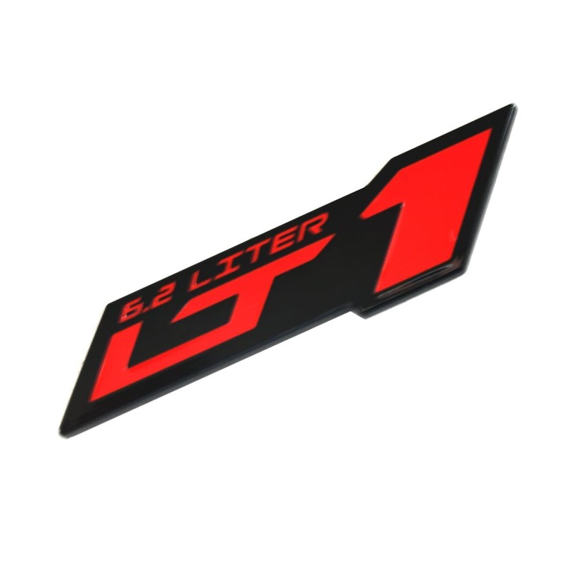 2pcs LT 1 6.2 Liter ZR1 Emblem Engine Hood Badge