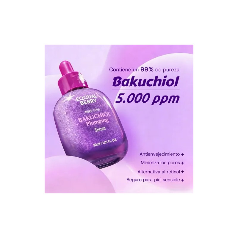 Eqqualberry Suero Facial De Plumping Bakuchiol Normal A Mixta Danoche