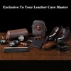 Evgoisle Leather shoe polish&shine kit, travel shoe care kit black&brown&neutral,shoe