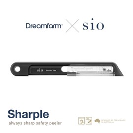 Dream FarmxSio Black Peeler with Sharpener