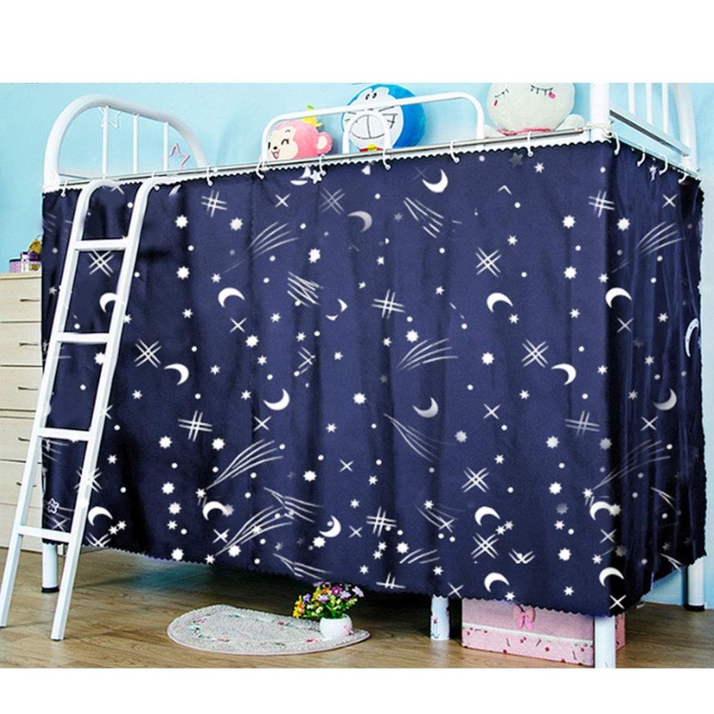 Millya Student Domitory Blackout Bed Curtain Galaxy Starry Bed Canopy