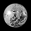 CafePress Shiny Disco Mirror Ball 1" Round Mini Button
