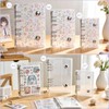 Sticker Book, Soft Cover Binder, 20 Refills, with Card Pockets,