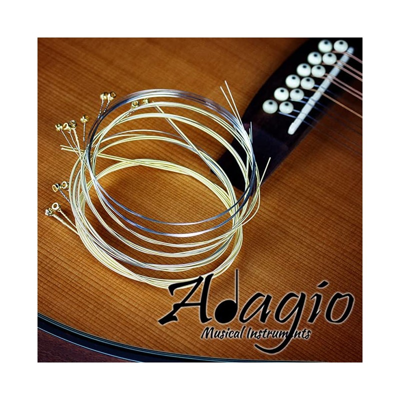 Adagio Pro 12-String Acoustic Guitar Strings (12 String) - Bronze