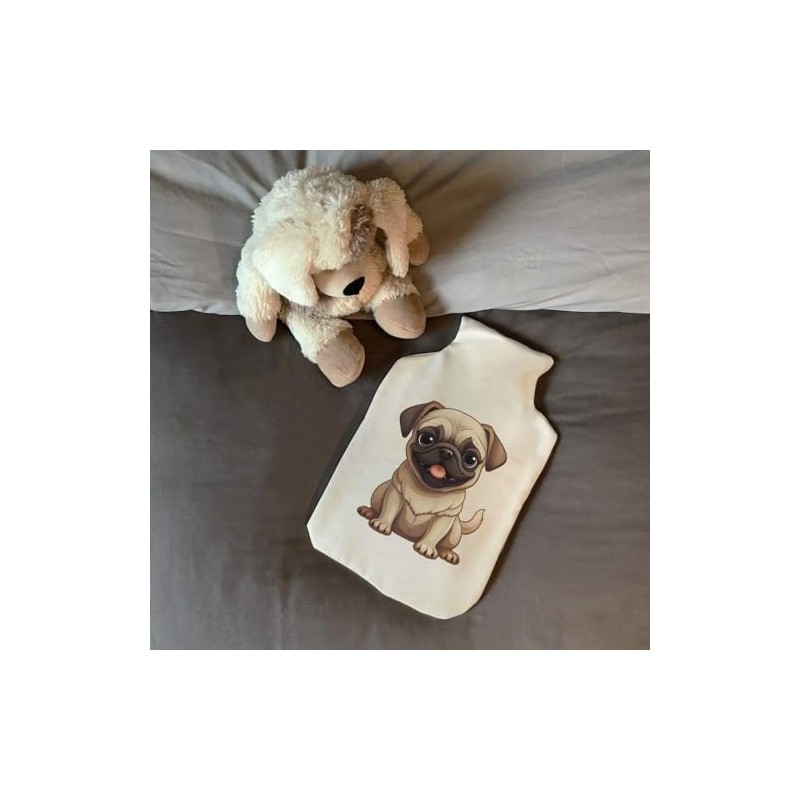 'Pug ' Hot Water Bottle Cover (HW00031853)
