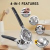 Premium Lemon Squeezer and Lime Press - Stainless Steel Large