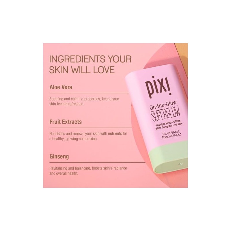 Pixi Iluminador Highlighter Superglow - Petal Dew