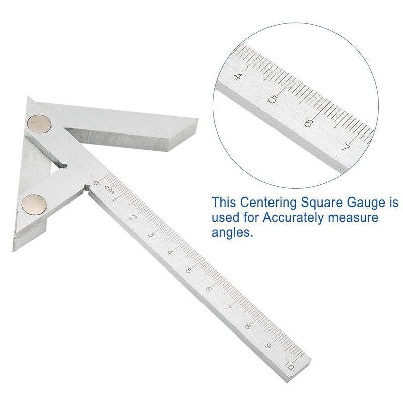Centering Square 100*70mm Gauging Center Gauge Round Bar Marking Center