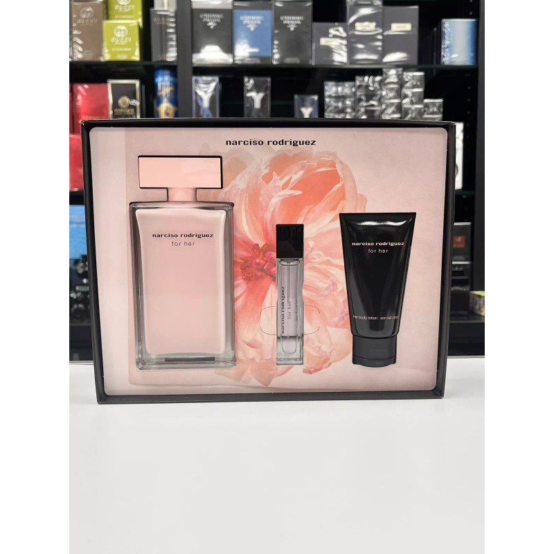 Narciso Rodriguez For Her 3 Piece Gift Set Eau de