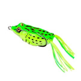 (Color F)5cm/1 Pcs Topwater Jump Frog Lures Soft Lures, Fishing Tackle Accessories with Double Sharp Hooks for Bass Pike Salmon Crappie Freshwater Saltwater