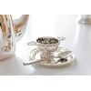 Edzard Asaam Tea Strainer with Holder Diameter 6 cm, silver