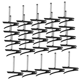 Healeved 100pcs Spring Metal Duck Bill Clips for Crafts Hair Styling Single Prong Alligator Hairpins for Childrens DIY Hair Accessories Creative Barrettes for Fashionable Hold