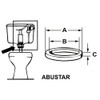 CORNAT TEC380419 Drain Valve Rubber diaphragmAbustar