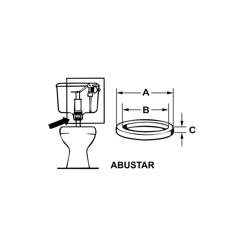 CORNAT TEC380419 Drain Valve Rubber diaphragmAbustar