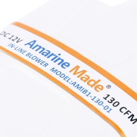 Amarine Made Marine Boat 12v Electric in Line Bilge Air Blower fan Boat Engine Blowers Marine Cabin Engine Ventilation Blower Fan130cfm (3)