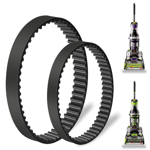 2 Pack Vacuum Belts Replacement for Bissell ProHeat 2X Revolution