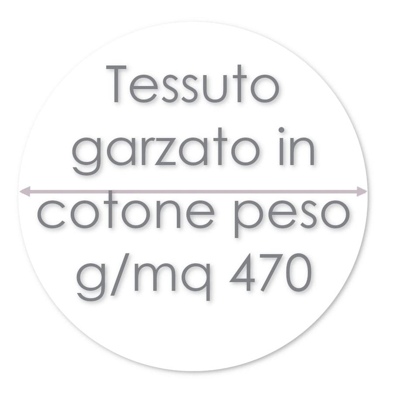 Biancocasa Molton Table Protector Round Cotton 470 g/m² for Tables