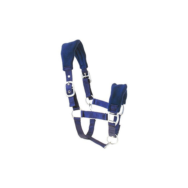 JF Riding Pony Nylon Bridle Lined, Royal Blue, AHA –