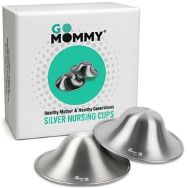 The Original Silver Nursing Cups, Nipple Shields for Nursing Newborn, Nipple Protector for Breastfeeding, Nipple Covers Breastfeeding, No Need Nipple Cream, Newborn Essentials Must Haves