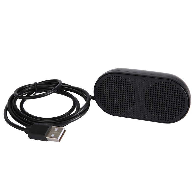 Portable Mini USB Dual Horn Units Computer Speaker Sound Box