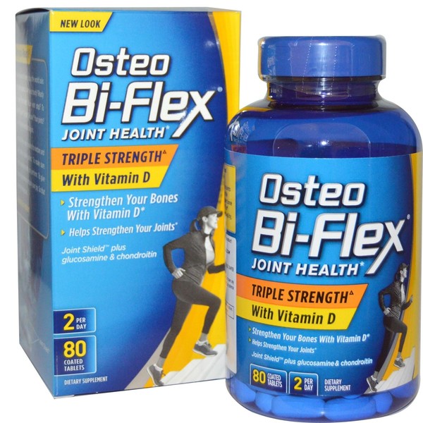 Osteo Bi-Flex Triple Strength + Vitamin D, Coated Tablets 80 ea