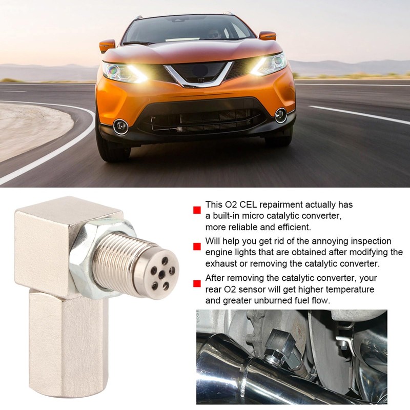 Espaciador de Sensor de Oxígeno para Coche de 90 °,
