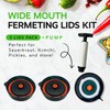 Easy Fermenter Fermentation Kit, Includes 3 Fermenting Lids for Wide