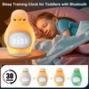 Kids Sleep Training Alarm Clock: App Control Night Light, Silicone,