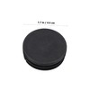 Gadpiparty 4pcs Black Plastic Round Leg Inserts for Furniture Chair