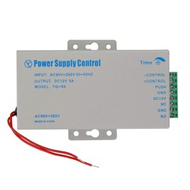 OBO HANDS DC12V 5A Power Supply for Access Control System Kit Switch Electronic Power AC90V-260V (YQ-S6)