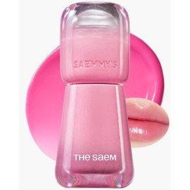 THESAEM Saemmy's Ade Shot Tint - Korean Lip Tint, Water Gel Lip Stain with Plump Glowy Moisturizing Finish, Buildable Radiant Gloss, Long-Lasting Comfort, 0.1 fl.oz. (09 Pink Lemon)